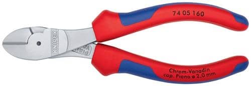 KNIPEX Kraftseitenschneider L.160mm Form 0 2K-Hülle KNIPEX