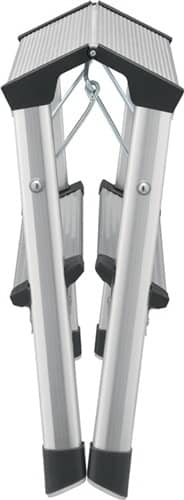 HAILO Klapptritt D60 Stufen 2 Plattform-H.400mm Alu.m.Anti-Rutsch-Riffelung HAILO