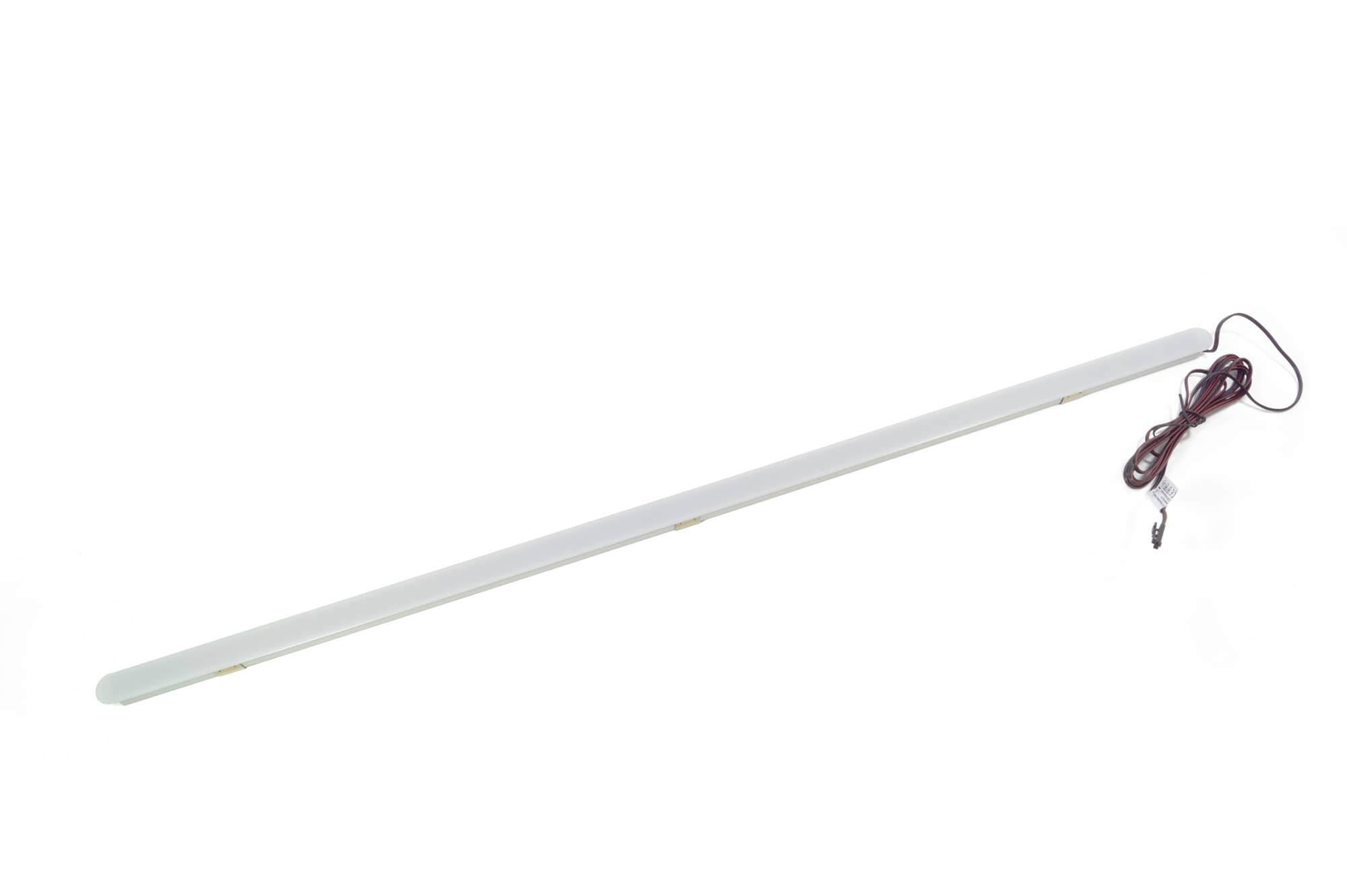 L&S Einbauleuchte Malindi 567mm, 12VDC 8,1W Emotion, aluminium, mit Endkappen
