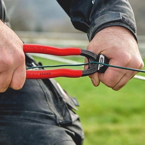 KNIPEX Kompaktbolzenschneider CoBolt® L.250mm Ku.-Überzug ger.3,8mm o.Aussparung