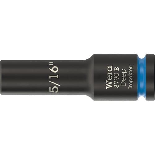 WERA Steckschlüsseleinsatz 8790 B Impaktor Deep 3/8 Zoll 5/16 Zoll L.63mm WERA