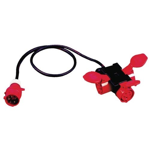 JÄGER DIREKT Kompaktverteiler CEE-16 A,5-polig 3xCEE 16 A 5x2,5mm² JÄGER DIREKT