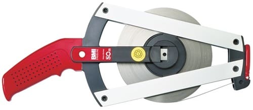 Rahmenbandmaß ERGOLINE Aluminium gelb Glasfaser BMI