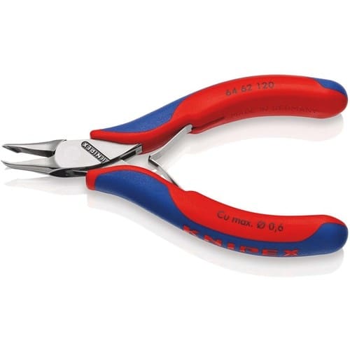 KNIPEX Elektronikvornschn.L.120mm Form 6 Facette ja,kleine spiegelpol.Mehrkomp.-Hüllen