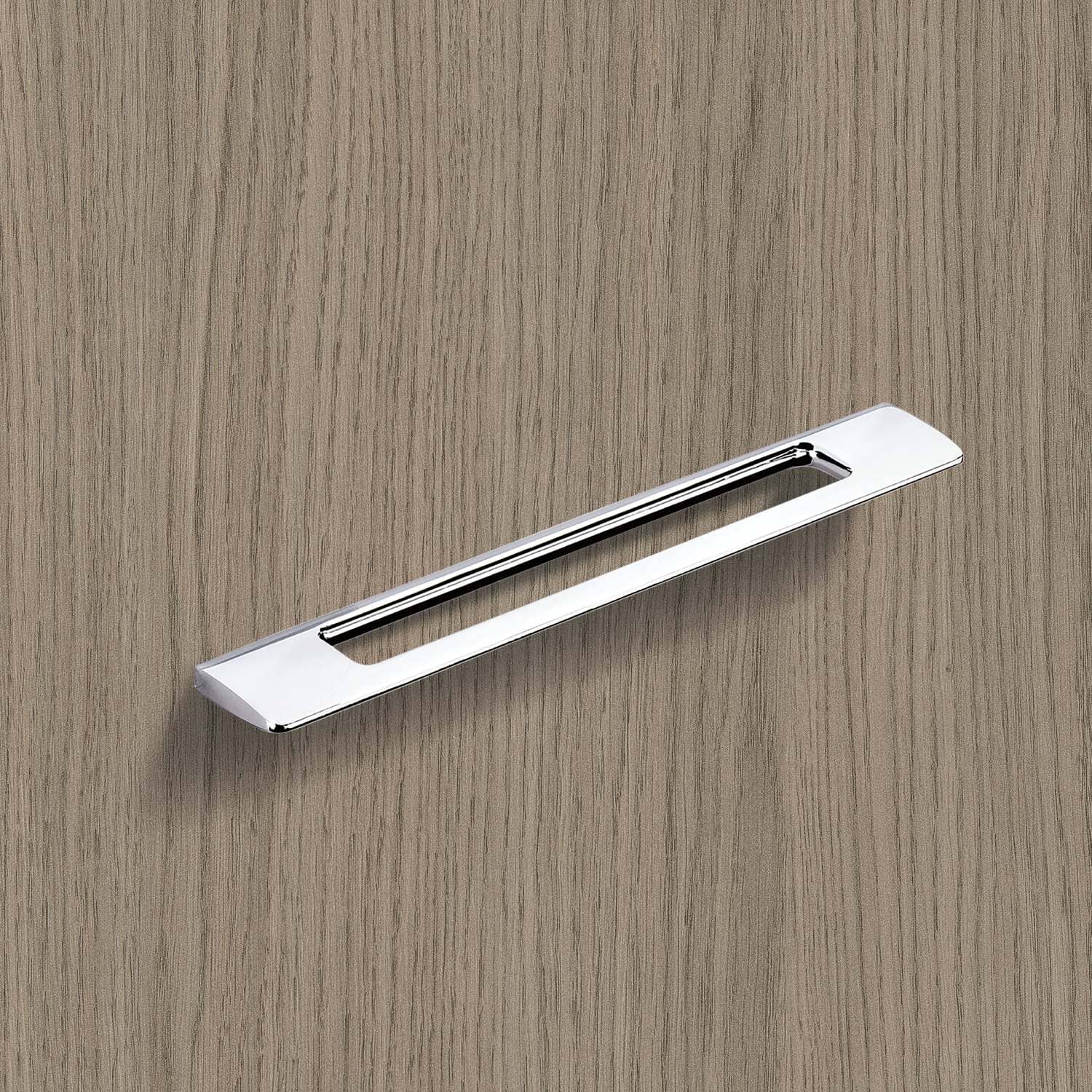 HETTICH Griff Nubia, •–• 256, L 309 mm, B 8 mm, H 35 mm, Verchromt glanz, 9106167
