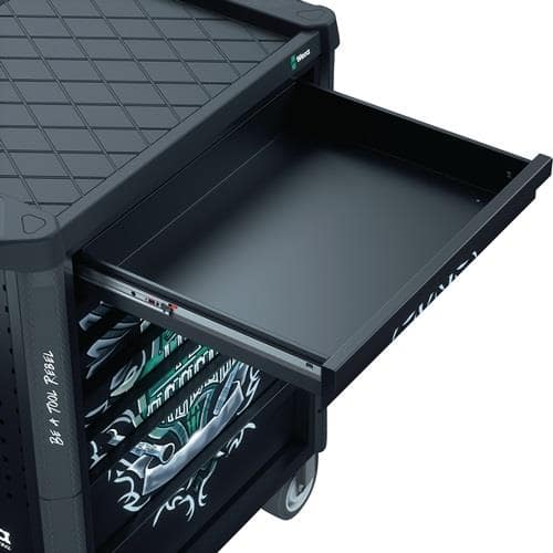 WERA Werkstattwagen 9700 Tool Rebel B785xT709xH1020mm 1000kg 7 Schubl.78-tlg.WERA