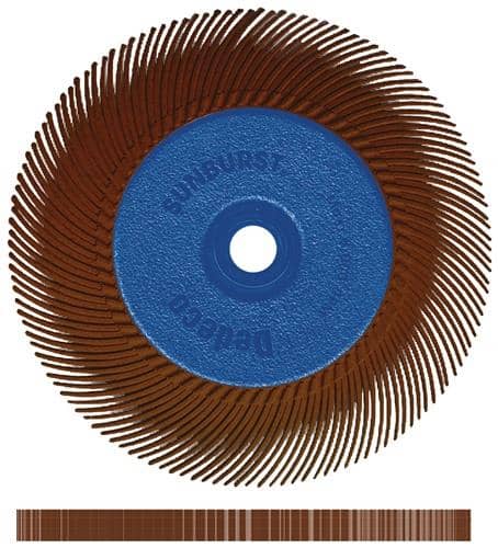 TYROLIT Radialbürste SUNBURST Ø152xB12,7x25,4mm 36 Alox/Korund TYROLIT