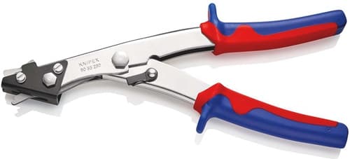 KNIPEX Blechknabber Gesamt-L.280mm Schnitt-B.2,7mm vern.Mehrkomp.-Hüllen KNIPEX
