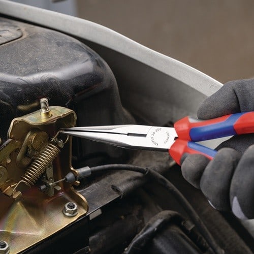 KNIPEX Flachrundzange L.200mm pol.ger.Comfort-Griff KNIPEX