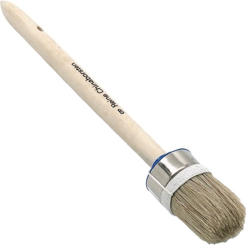 NÖLLE Ringpinsel Gr.14 Borsten-L.66mm 60mm helle Mischb.roh.Holzstiel
