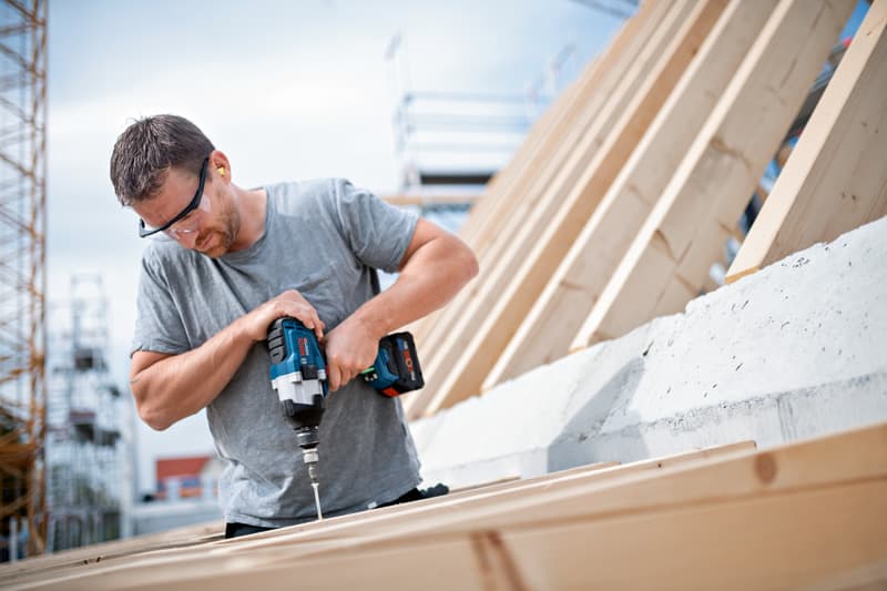 BOSCH Akku-Drehschlagschrauber GDS 18V-1000 mit 2x Akku ProCORE18V 5.5Ah in L-BOXX