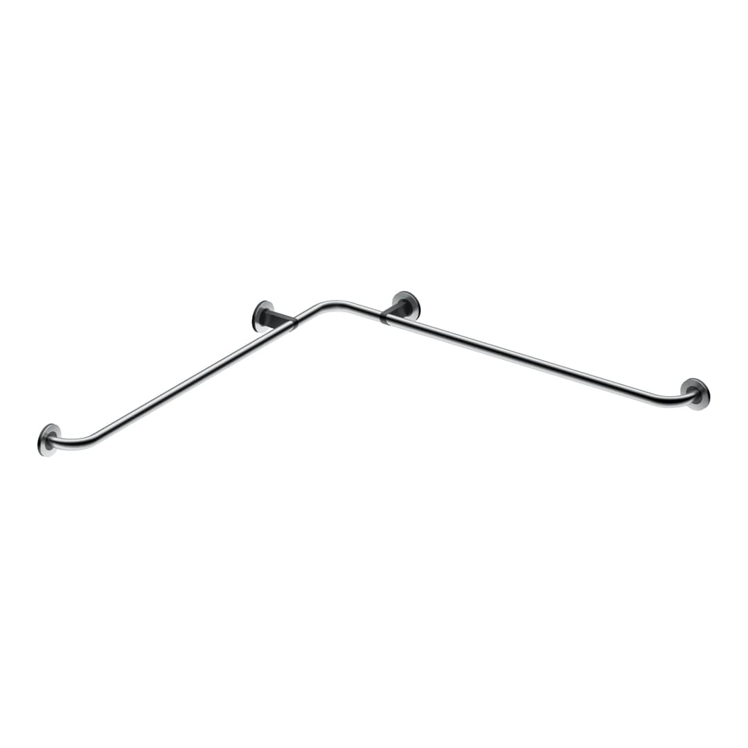 KWS Handlaufkombination 975-975 Edelstahl fein matt
