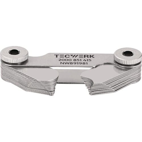 TECWERK Radienschablone 7,5-15mm Bl.16 St.TECWERK