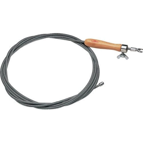 CABERE Rohrreinigungswelle L.10m Wellen-D.10mm Krallen-D.20mm doppellag.CABERE