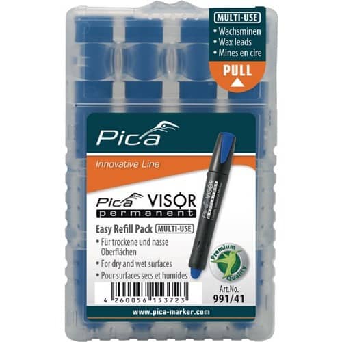 PICA Minenset Visor permanent 4x blau wasserfest 4 Minen/Set PICA