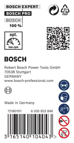 BOSCH Schalungs- und Installationsbohrer, SDS plus, 20 x 400 mm