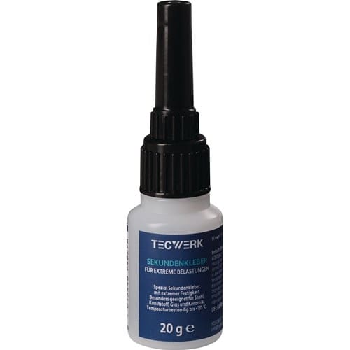 TECWERK Sekundenkleber f.extreme Belastungen 20g farblos Flasche TECWERK