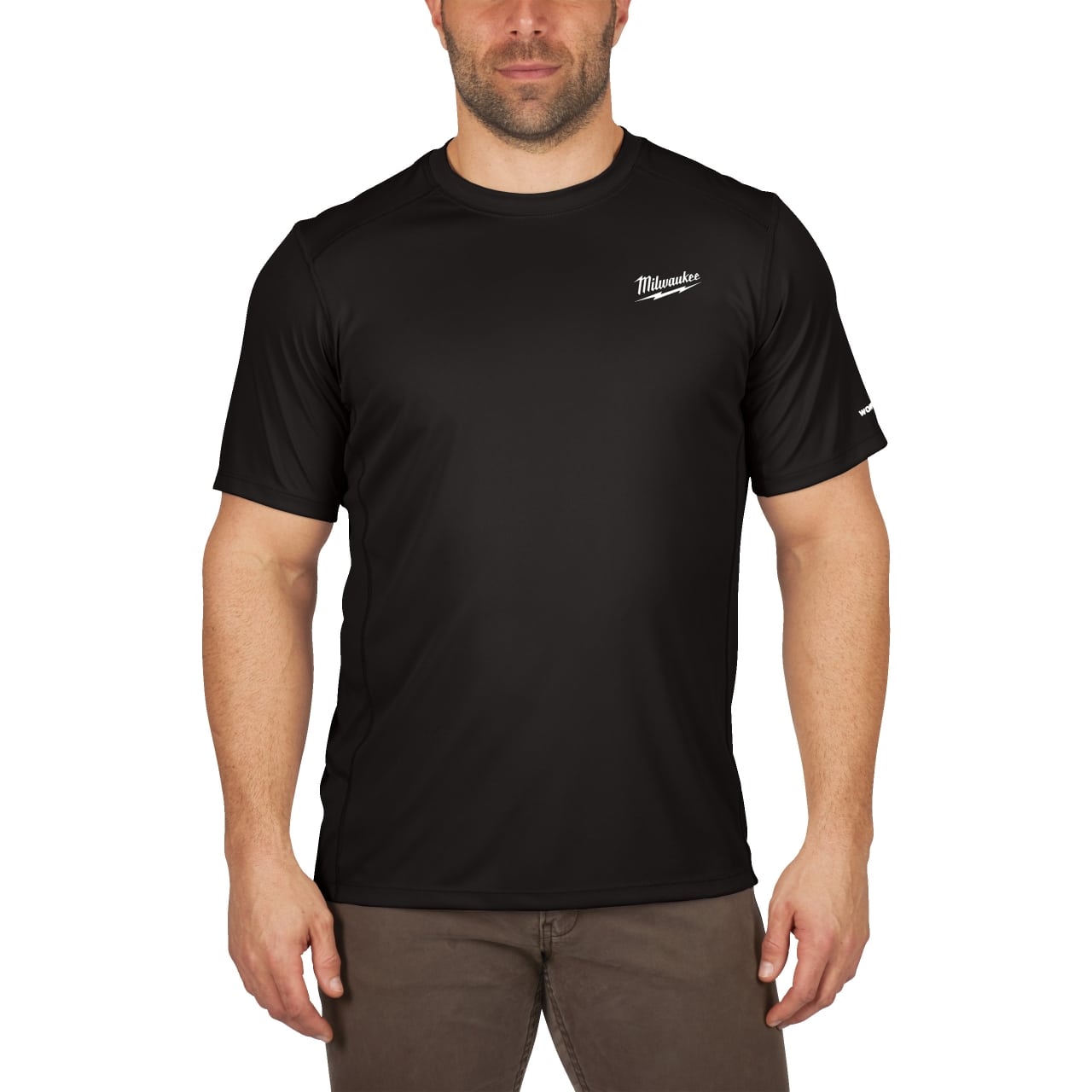 MILWAUKEE Funktions-T-Shirt schwarz mit UV-Schutz WWSSBL-XL