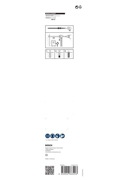 BOSCH EXPERT SDS Clean max-8X Hammerbohrer, 22 x 400 x 650 mm