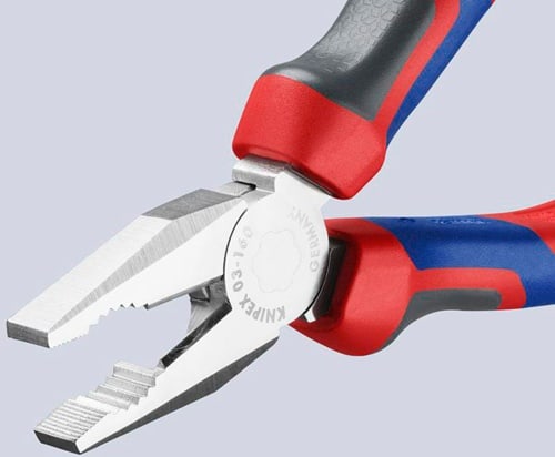 KNIPEX Kombizange L.160mm verchr.Mehrkomp.-Hülle KNIPEX