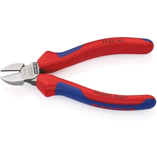 KNIPEX Seitenschneider L.140mm Kopf pol.Mehrkomp.-Hüllen max.1,8mm KNIPEX