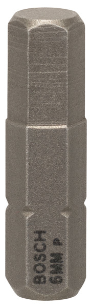 BOSCH Schrauberbit Extra-Hart HEX 6, 25 mm, 3er-Pack