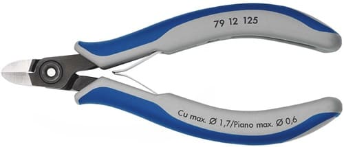 KNIPEX Präzisions-Elektronik-Seitenschneider L.125mm Facette ja,sehr kl.pol.KNIPEX