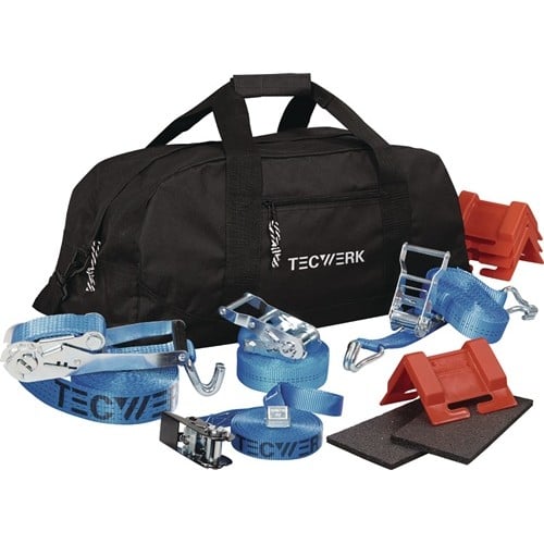 TECWERK Ladungssicherungsset Profi 28-tlg.Set TECWERK