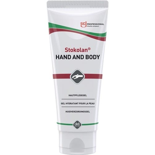 SC JOHNSON PROFESSIONAL Hautpflegegel Stokolan® Hand & Body 100ml Gel,parfümiert Tube