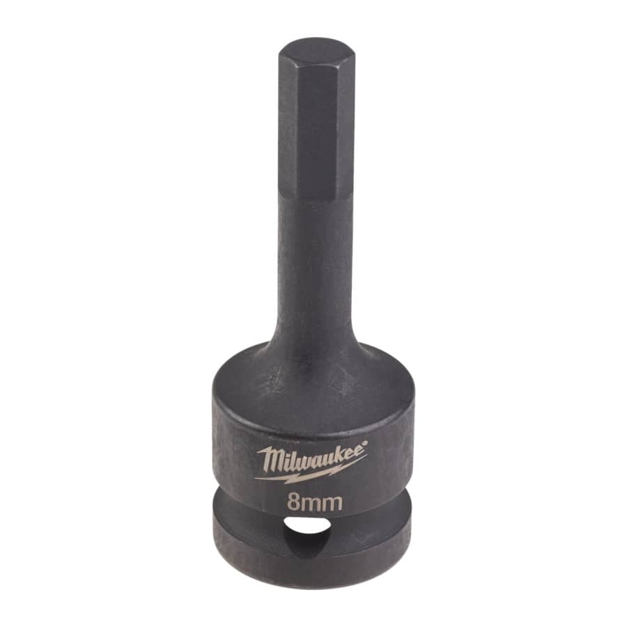 MILWAUKEE Hex 8 / 67 mm SHOCKWAVE Kraft-Biteinsatz 1/2"