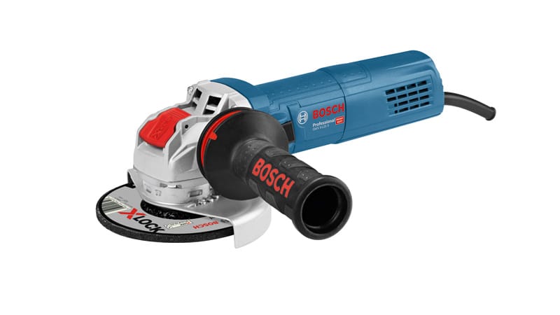 BOSCH Winkelschleifer GWX 9-125 S, X-LOCK mit Zusatzgriff und Schutzhaube, im Karton