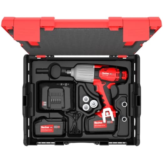 FISCHER Akku-Schlagschrauber Akku Schlagschr. FSS 18V 600 Set3
