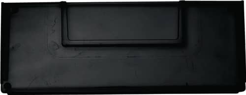 LA-KA-PE Trennw.f.Regalkasten B.186mm PP schwarz 25 St/Karton