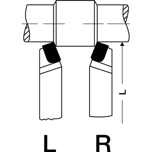 WILKE Drehmeißel DIN 4971ISO1 10x10mm HM P25/P30 re. ger. Wilke