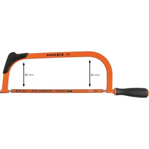 BAHCO Metallsägebogen 320 Blatt-L.300mm 24 Z./Zoll Komfort- u.Frontgriff BAHCO