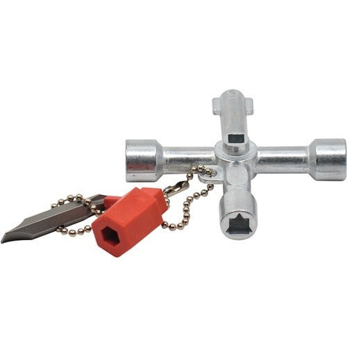 SCHUEBO Schaltschrankschlüssel Univ.10 Funktionen m.Bitadapter SCHUEBO