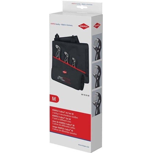 KNIPEX Zangensatz S8 Cobra® Inh.3-tlg.pol.Rolltasche KNIPEX