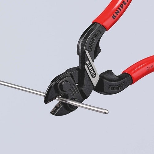 KNIPEX Kompaktbolzenschneider CoBolt® L.160mm Ku.-Überzug ger.3,3mm m.Aussparung