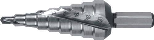 RUKO Stufenbohrer Bohrber.4-20mm HSS Spiralnut Z.2 Stufen 9 RUKO