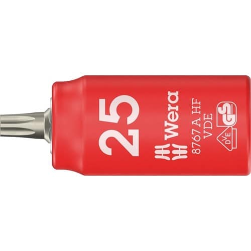 WERA Steckschlüsseleinsatz 8767 A VDE HF 1/4 Zoll TX 25 L.36mm WERA