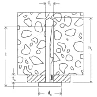 FISCHER Deckennagel FDN II 6/5