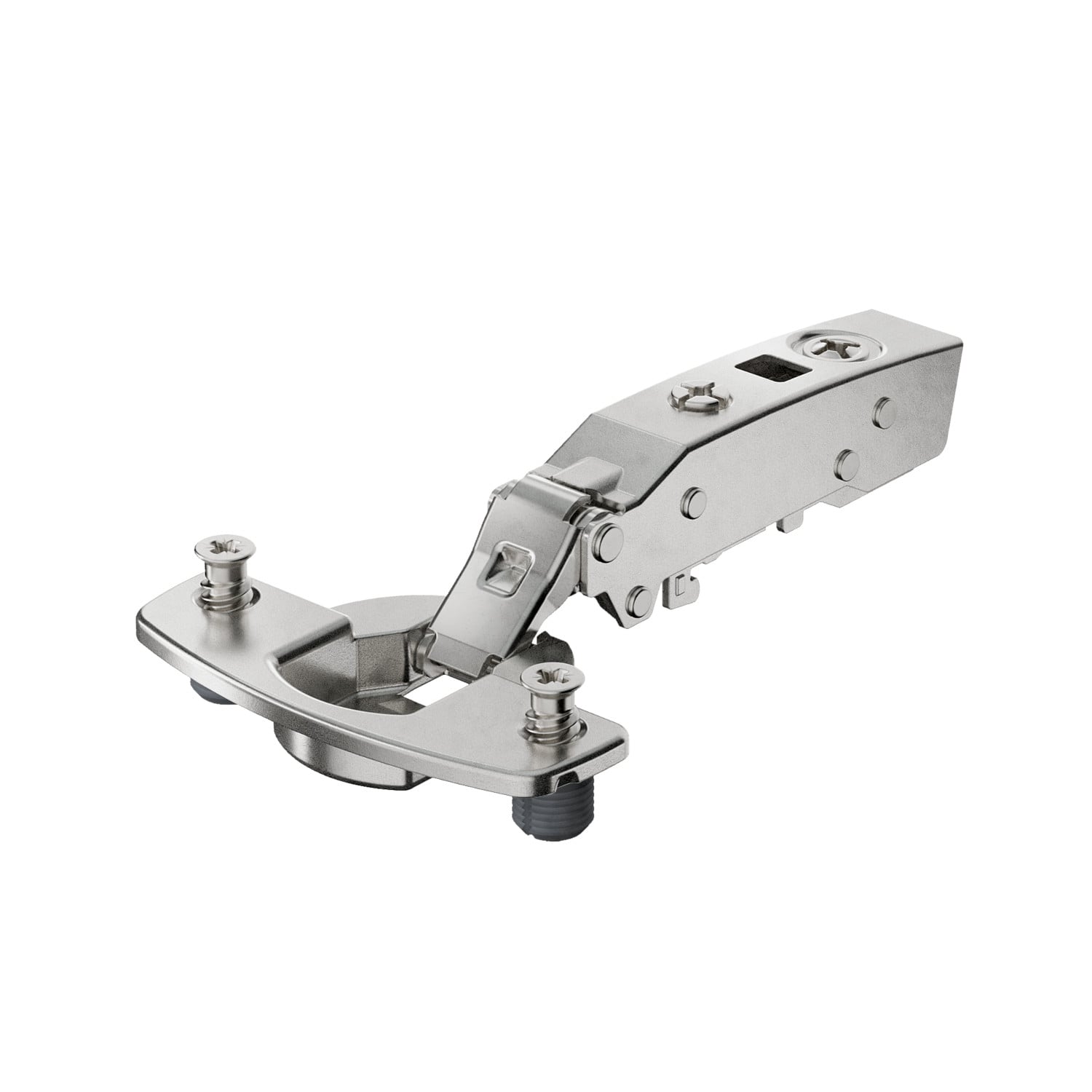 HETTICH Sensys Dünntürscharnier, Türdicke ab 10 mm, mit integrierter Dämpfung (Sensys 8646i), vernickelt, 9094276