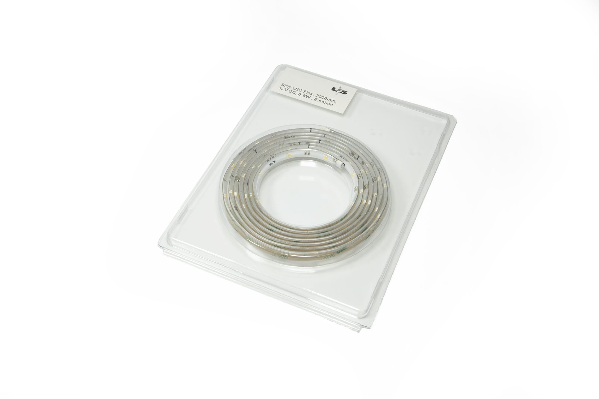 L&S LED Flex Strip 2000mm, 12VDC, 6,8 Watt, Emotion, weiss