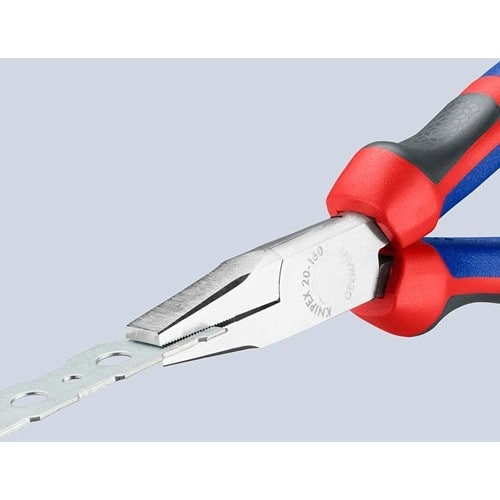 KNIPEX Flachzange DIN ISO 5745 Gesamt-L.160mm verchr.Comfort-Griff KNIPEX
