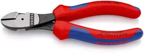 KNIPEX Kraftseitenschneider L.160mm pol.Form 0 Mehrkomp.-Hüllen KNIPEX