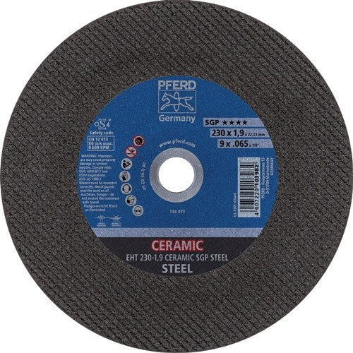 PFERD TOOLS Trennscheibe Ceramic SGP Steel D230x1,9mm ger.STA PFERD
