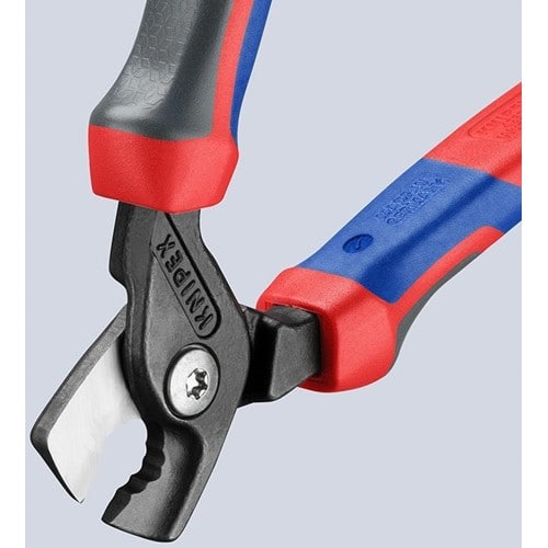 KNIPEX Kabelschere L.160mm Mehrkomp.-Hüllen KNIPEX