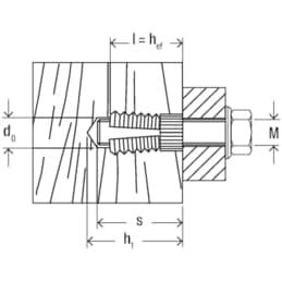 FISCHER Messingdübel PA 4