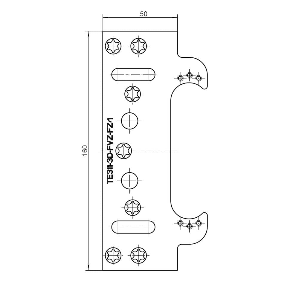 SIMONSWERK Aufnahmeelement TECTUS® TE 311 3D FVZ FZ,