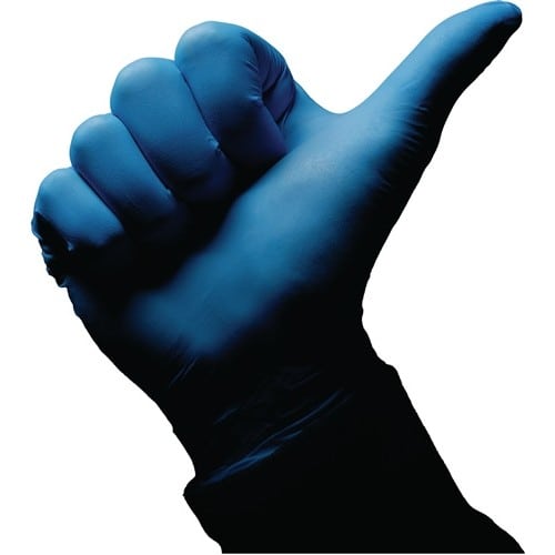 AMPRI Einw.-Handsch.Med Comfort Blue Gr.M blau Nitril PSA III 100 St./Box